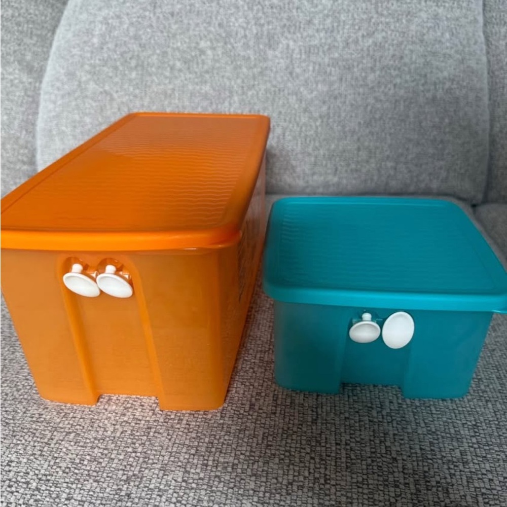 Tupperware Orange FridgeSmart Container